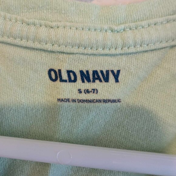 *10/$10* Girl's Old Navy Mint Green Graphic Tee - Size Small (6/7) - Picture 2 of 3